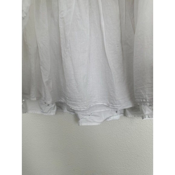 Ralph Lauren Black Label Women's Eyelit Mini Skirt Cotton White Size Large - Picture 3 of 9